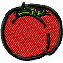 Tomato Embroidery Design 1 Tomato Embroidery Design 1
